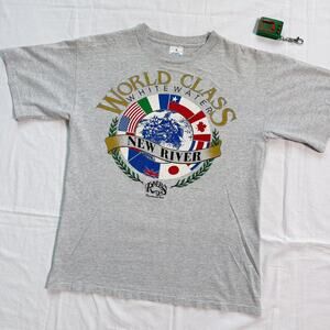 Vintage 90's White Water Rafting T-Shirt - M